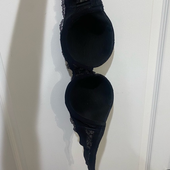 Victoria secret dream angels Black Lace Strapless Bra 34c - Picture 7 of 8